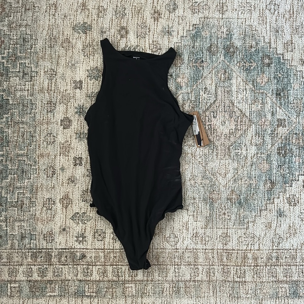 SKIMS Fits Everybody High Neck Bodysuit in Onyx NWT - Picture 4 of 7